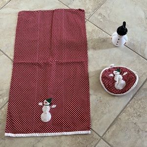 3 PIECE CHRISTMAS KITCHEN SET
